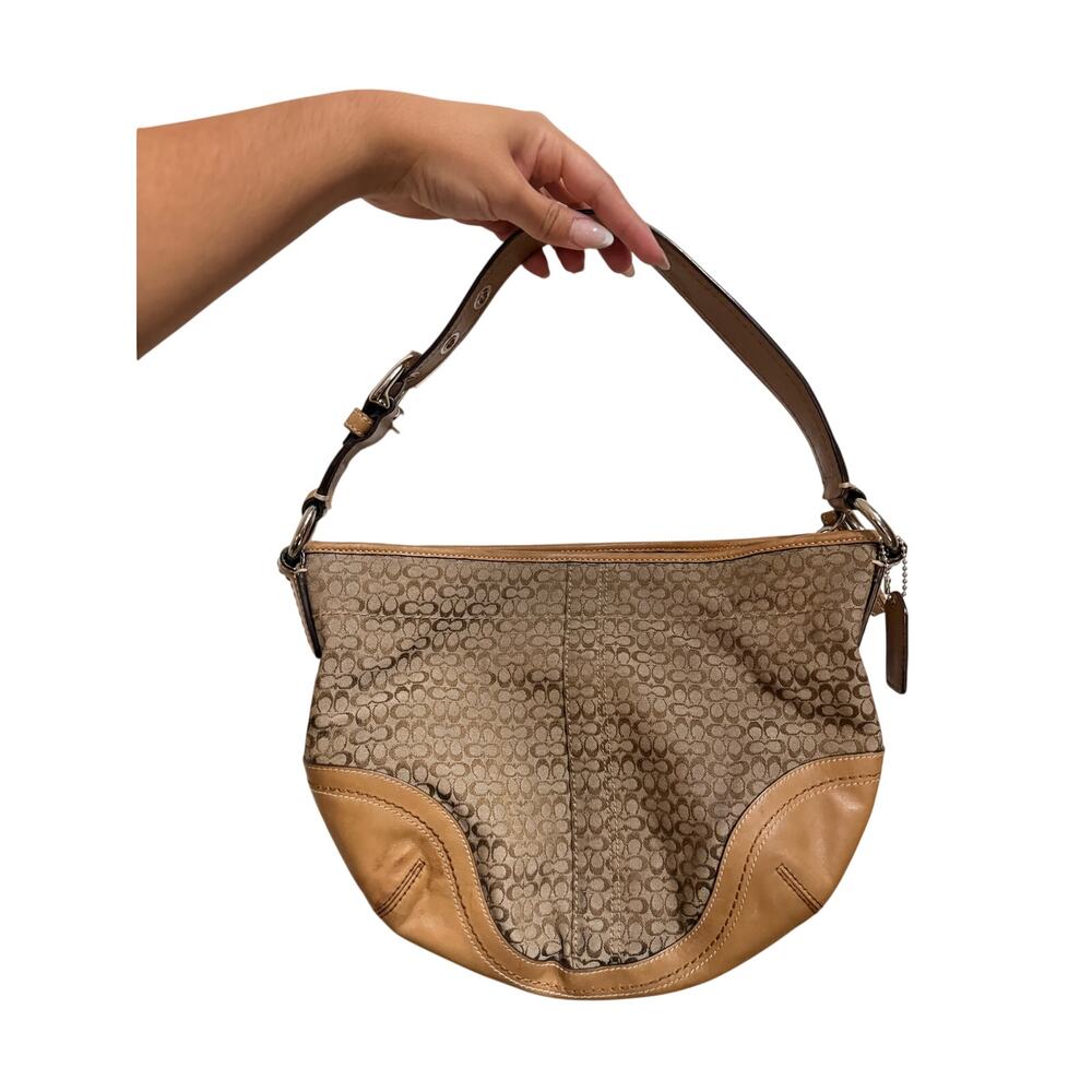 Coach Signature Soho Hobo Demi Shoulder Bag Vintage Y2k